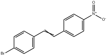 1-Bromo-4-[2-(4-nitrophenyl)ethenyl]benzene 结构式