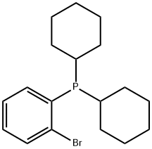 (2-BROMOPHENYL)DICYCLOHEXYLPHOSPHINE 结构式