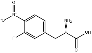 3-氟-4-硝基-L-苯丙氨酸 结构式