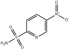 5-硝基吡啶-2-磺酰胺 结构式