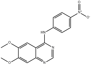 6,7-dimethoxy-N-(4-nitrophenyl)quinazolin-4-amine 结构式