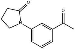 1-(3-acetylphenyl)-2-Pyrrolidinone 结构式