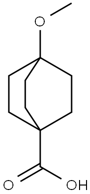 4-METHOXYBICYCLO[2.2.2]OCTANE-1-CARBOXYLIC ACID 结构式
