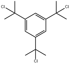 Benzene, 1,3,5-tris(1-chloro-1-methylethyl)- 结构式