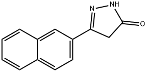 3-(naphthalen-2-yl)-1H-pyrazol-5(4H)-one 结构式