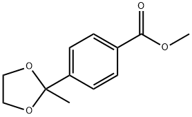 methyl 4-(2-methyl-1,3-dioxolan-2-yl)benzoate 结构式