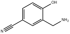 3-(aminomethyl)-4-hydroxybenzonitrile 结构式