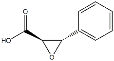 (2R,3S)-3-苯基环氧乙烷-2-羧酸 结构式