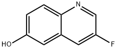 3-氟喹啉-6-酚 结构式