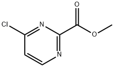 4-氯嘧啶-2-羧酸甲酯 结构式