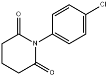 N-(4-CHLOROPHENYL)GLUTARIMIDE 结构式