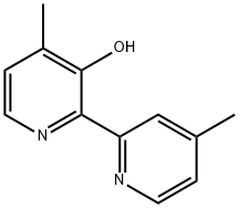 3-羟基-4,4'-二甲基-2,2'-联吡啶 结构式