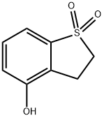 4-羟基-2,3-二氢苯并[B]噻吩1,1-二氧化物 结构式