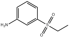 3-(乙磺酰)苯胺 结构式