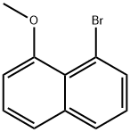 1-溴-8-甲氧基萘 结构式