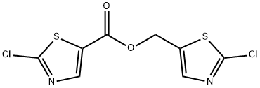 (2-Chlorothiazol-5-yl)methyl 2-chlorothiazole-5-carboxylate 结构式