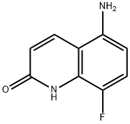 5-amino-8-fluoroquinolin-2(1H)-one 结构式