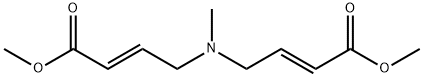 (2E,2E)-二甲基 4,4-(甲基氨叉基)二(丁-2-烯酯) 结构式