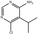 6-氯-5-异丙基-嘧啶-4-胺 结构式