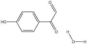 4-羟基苯甲酰甲醛水合物 结构式