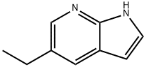 5-ETHYL-1H-PYRROLO[2,3-B]PYRIDINE 结构式