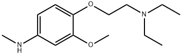 4-(2-(二乙胺基)乙氧基)-3-甲氧基-N-甲基苯胺 结构式