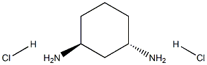(1S,3S)-cyclohexane-1,3-diamine dihydrochloride 结构式
