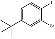 2-溴-4-叔丁基-1-碘苯 结构式