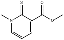 methyl 1-methyl-2-thioxo-1,2-dihydropyridine-3-carboxylate 结构式