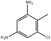 5-氯-4-甲基苯-1,3-二胺 结构式