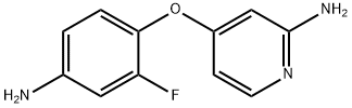 2-氨基-4-(4-氨基-2-氟苯氧基)吡啶 结构式