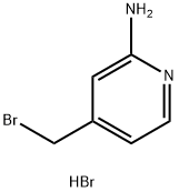 4-(Bromomethyl)Pyridin-2-Amine Hydrobromide 结构式