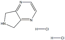 6,7-二氢-5H-吡咯并[3,4-B]吡嗪二盐酸盐 结构式