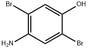 4-氨基-2,5-二溴苯酚 结构式