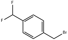 1-溴甲基-4-(二氟甲基)苯 结构式
