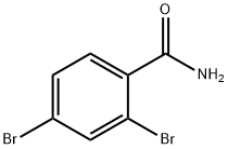2,4-二溴苯甲酰胺 结构式