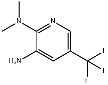 N2,N2-二甲基-5-(三氟甲基)吡啶-2,3-二胺 结构式