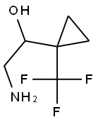 2-氨基-1-(1-(三氟甲基)环丙基)乙-1-醇 结构式