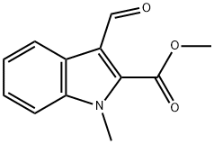 METHYL 3-FORMYL-1-METHYL-1H-INDOLE-2-CARBOXYLATE 结构式