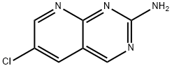 6-氯吡啶并[2,3-D]嘧啶-2-胺 结构式