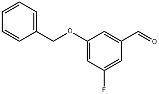 3-苄氧基-5-氟苯甲醛 结构式