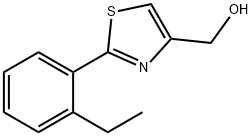 [2-(2-乙基苯基)]-4-甲羟基噻唑 结构式