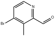 4-溴-3-甲基吡啶-2-甲醛 结构式