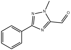 2-甲基-5-苯基-2H-1,2,4-噻唑-3-甲醛 结构式