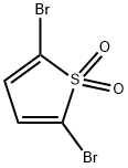 2,5-二溴噻吩1,1-二氧化物 结构式