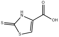2,3-dihydro-2-thioxo-4-thiazolecarboxylic acid 结构式