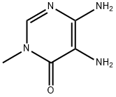 5,6-Diamino-3-methylpyrimidin-4(3H)-one 结构式