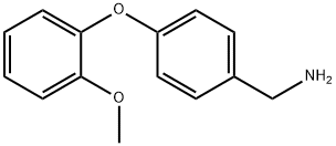 4-(2-Methoxyphenoxy)benzyl amine 结构式