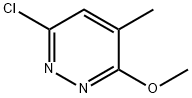 3-甲氧基-4-甲基-6-氯哒嗪 结构式