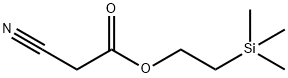 (2-三甲基硅基乙基)2-腈基乙酸酯 结构式